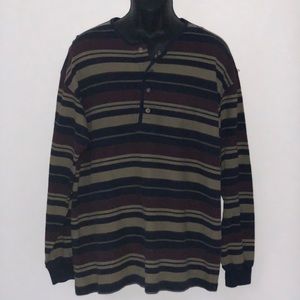 Mens L Eddie Bauer Thick 100% Cotton Sweater